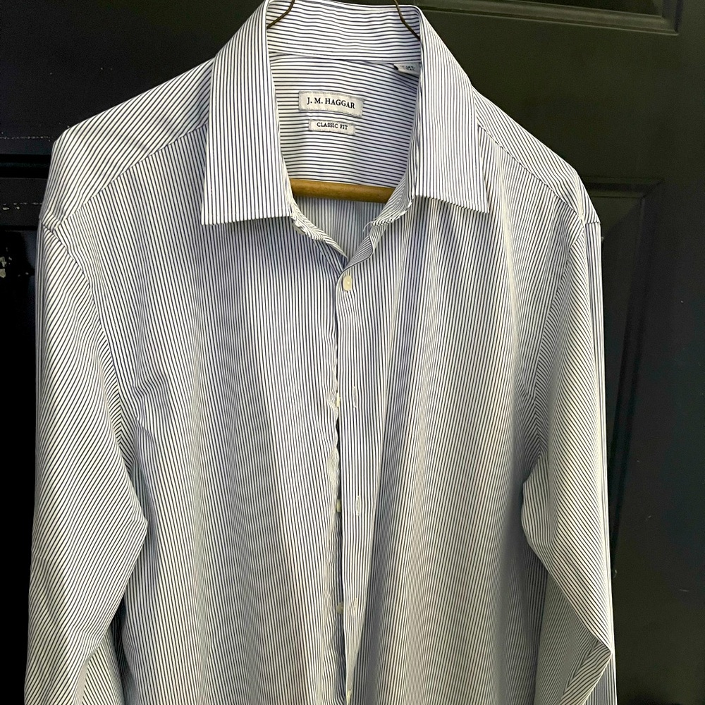 J.M. Haggar classic fit dress shirt